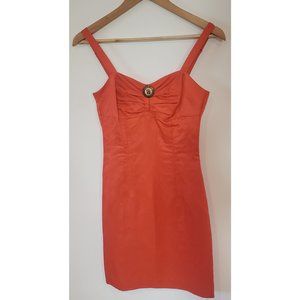 Orange tank dress